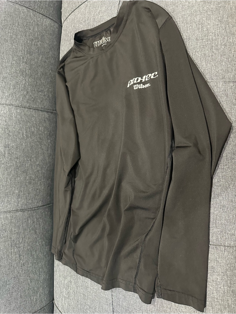 Wilson Black Pro-Tec Men's Long-Sleeve Performance Jacket